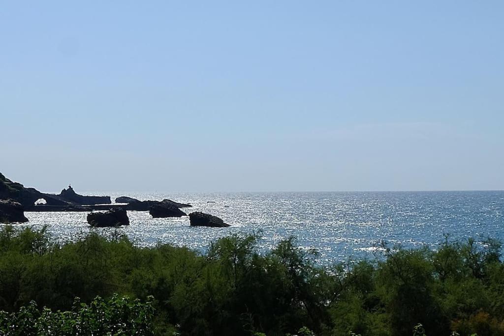 Appartement Le Sahel - Vue Imprenable Sur L'Ocean Биарриц Экстерьер фото